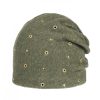 Woman Santacana | Fleece-Lined Studded Hat St-Lg-253