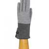 Woman Santacana Wool And Cashmere Gloves | Guante Bicolor Merino Y Cashmere St-Lc-32I