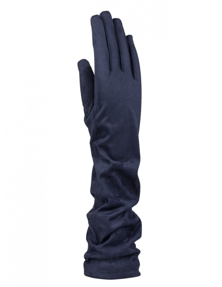 Woman Santacana Ceremony Gloves | Long Fake Suede Glove St-Tp-164 I Santacana