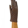 Woman Santacana Leather Gloves | Leather Glove St-Ts-61-1Ti Decorated With Stars