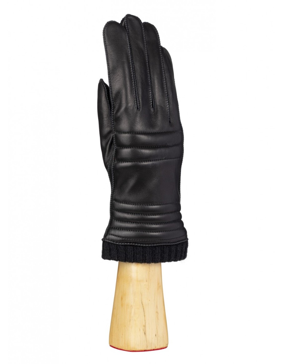 Man Santacana Leather Gloves | Lamb Skin Glove. Motorcycle Padding. Wool Lining. St-Tc-53T