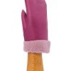 Woman Santacana Leather Gloves | Shearling Glove Kst-Df-12M