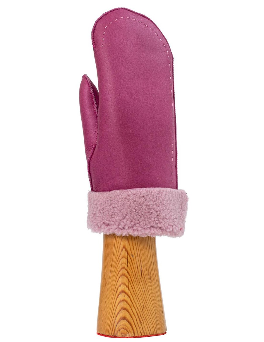 Woman Santacana Leather Gloves | Shearling Glove Kst-Df-12M