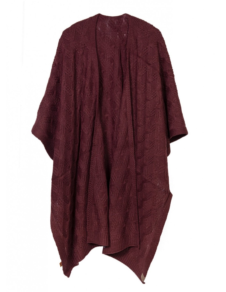 Woman Santacana | Chunky Knit Poncho Fst-Lb-606P