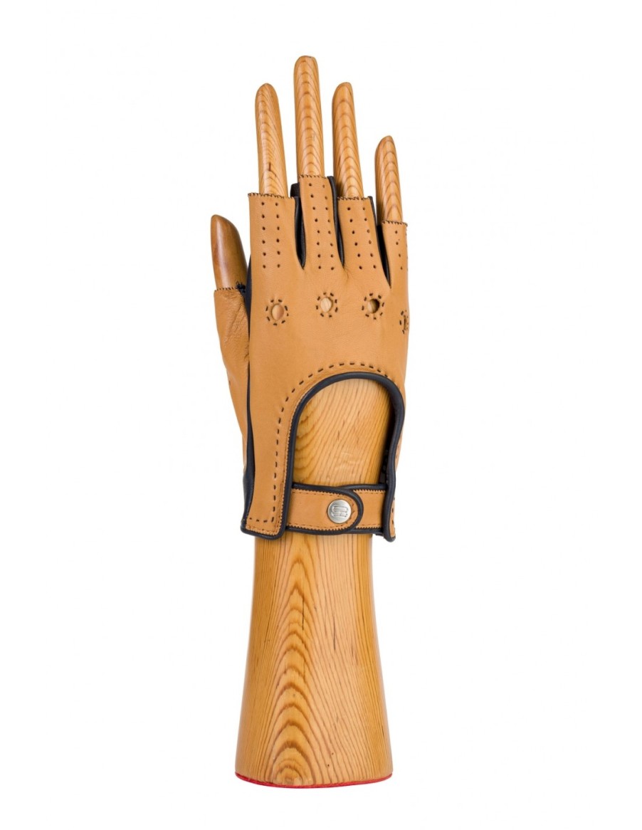 Woman Santacana Fingerless And Mitten Gloves | Leather Driving Glove Kst-Ts-Drv11 I Santacana