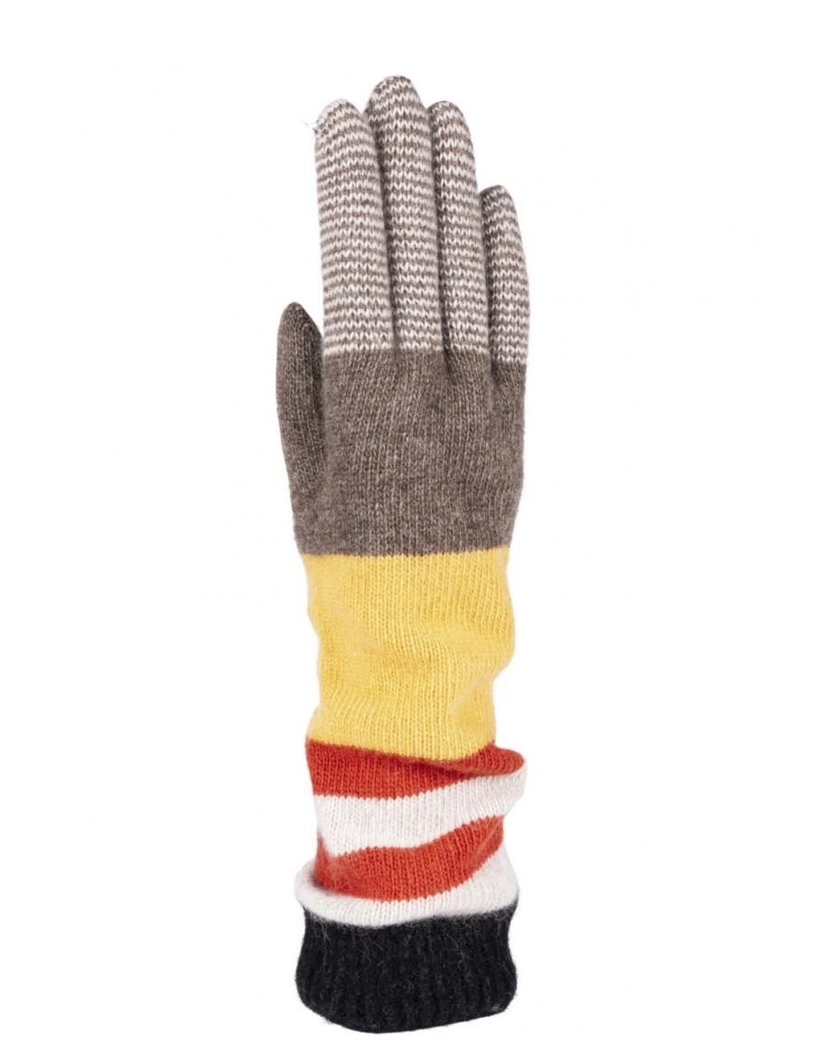 Woman Santacana Wool And Cashmere Gloves | Guante Semilargo Lana Merino Y Cashemere St-Lc-36I