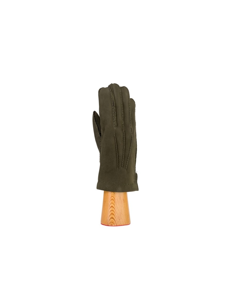 Man Santacana Leather Gloves | Guante De Nobuck Kst-Mc-10