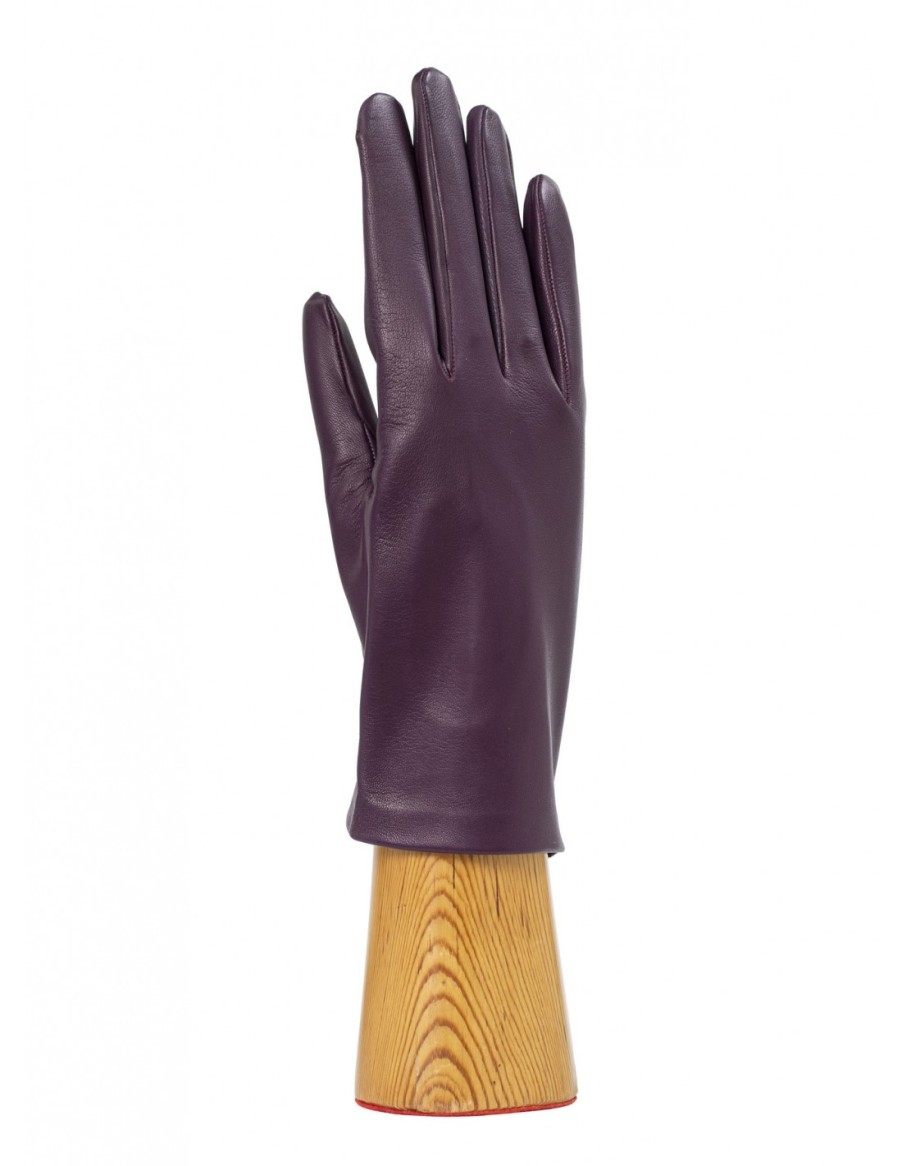 Woman Santacana Leather Gloves | Plain Leather Linned Glove St-Ts-61-1Tx