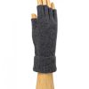 Man Santacana Wool And Cashmere Gloves | Wool Plain Fingerless Glove St-Ln-319