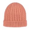 Woman Santacana Wool And Cashmere Beanies | Merino Wool And Cashmere Cable Knit Beanie St-Lcg-22