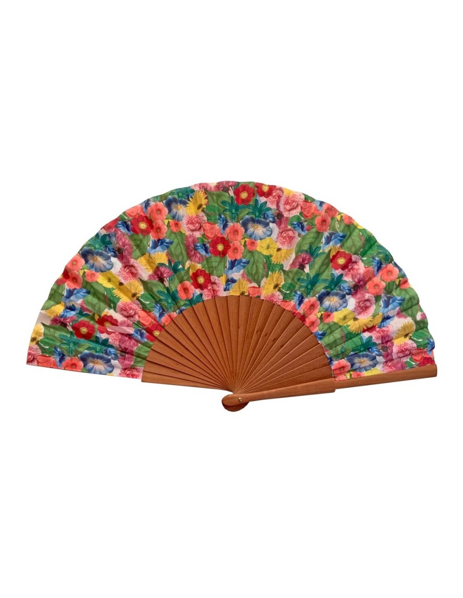 Summer Santacana | Fan With Small Flowers