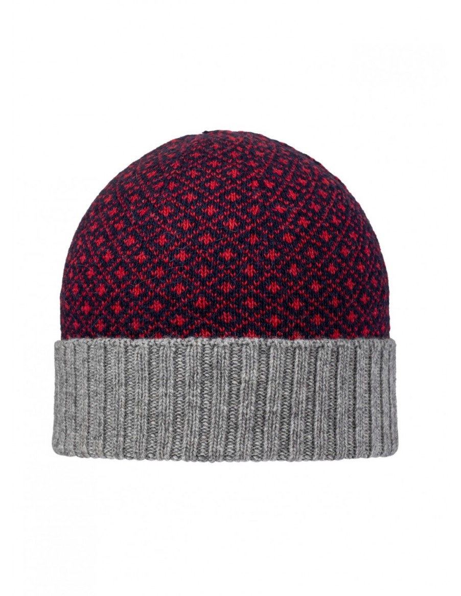 Woman Santacana Wool And Angora Beanies | Rhombus Beanie St-Lng-283 I Santacana