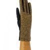 Woman Santacana Pattern Gloves | Melange Wool Glove Ist-Tp-113