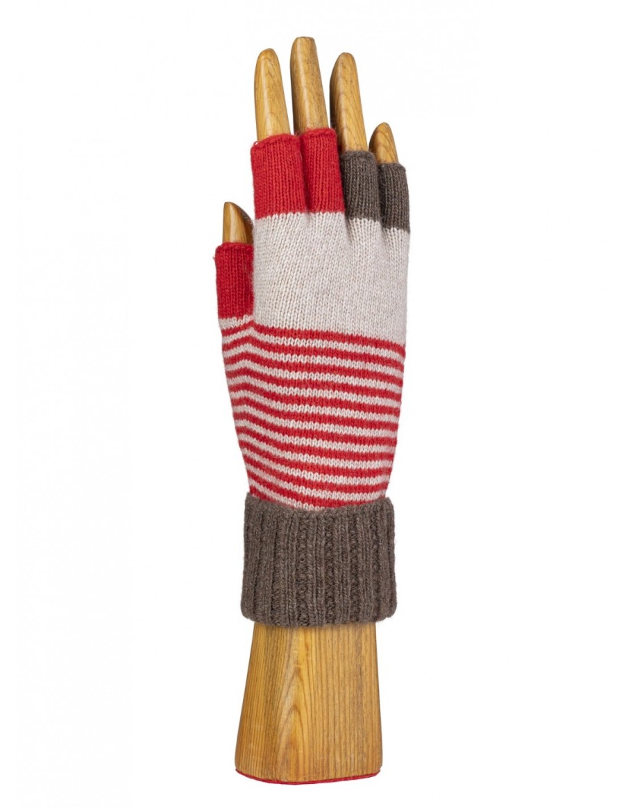 Woman Santacana Sustainable Wool Gloves | Recycled Wool And Cashmere Fingerless St-Le-08